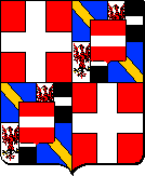Heraldic arms of Galeas von Thun und Hohenstein