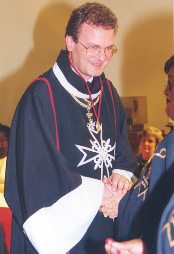 Albrecht Freiherr von Boeselager during his visit to Mandeni on 9 July 2000